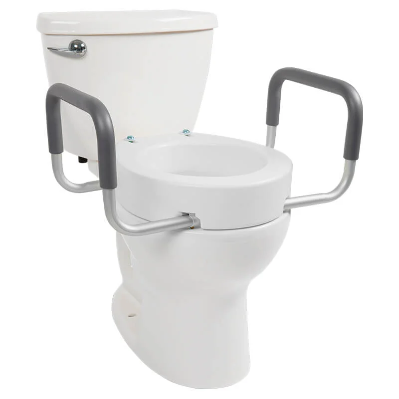 Vive Raised Toilet Seat with Arms